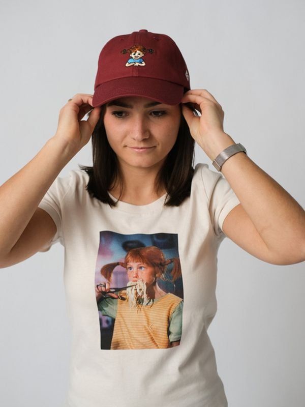 T-shirt Pippi Långstrump - Vit