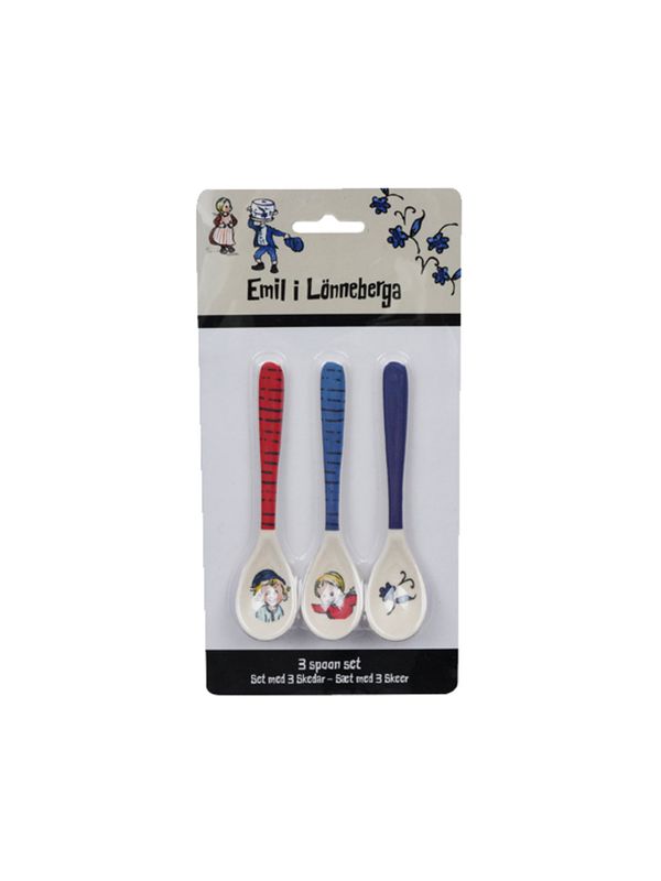 Spoons melamin Emil in Lönneberga 3-pack