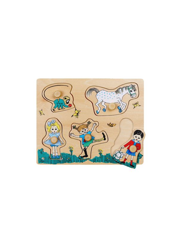 Holzpuzzle Pippi Langstrumpf - 5 Teile