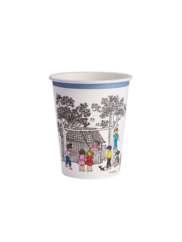 Paper cups Children of Noisy Village 8-pcs