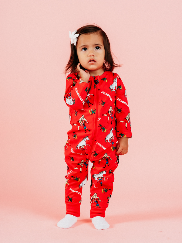 Pyjamas Pippi Longstocking - Red