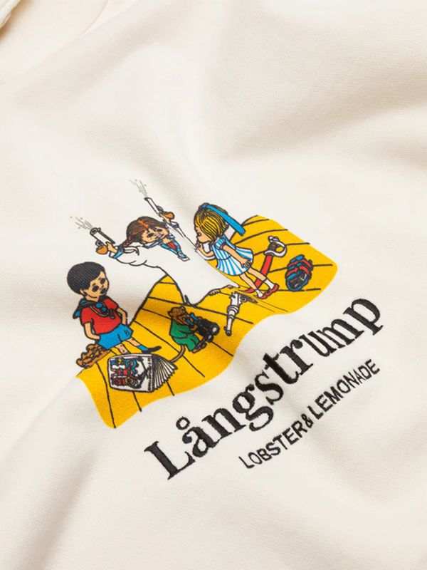 Hoodie Pippi Longstocking - White