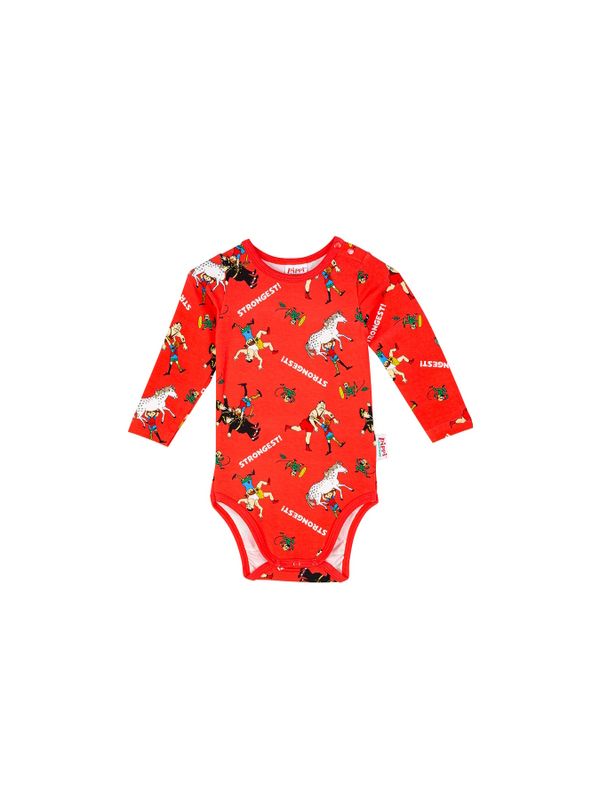 Bodysuit Pippi Longstocking - Red