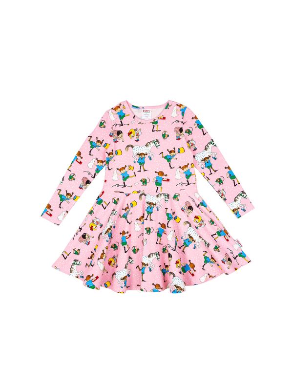 Kleid Pippi Langstrumpf - Rosa