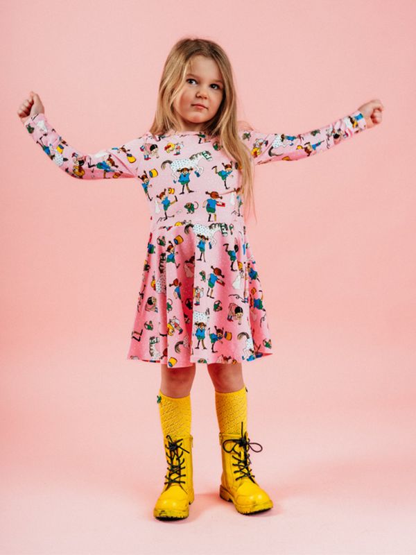 Dress Pippi Longstocking - Pink