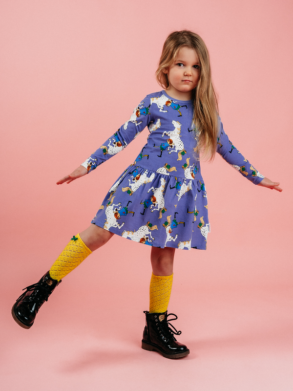 Dress Pippi Longstocking - Blue