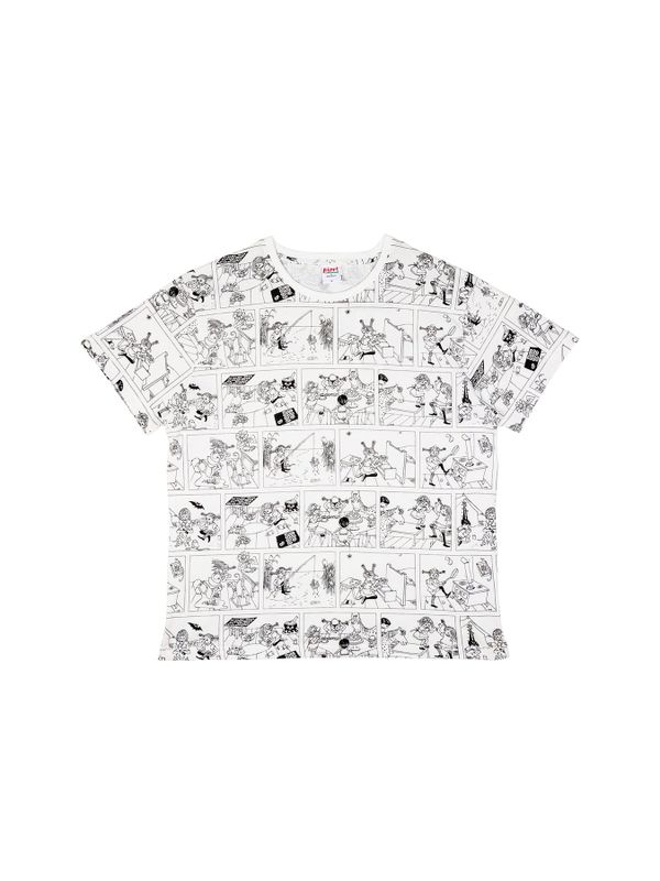 T-shirt Pippi Långstrump - Vit (Vuxen)