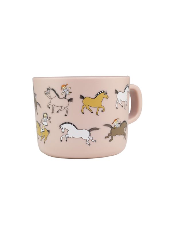 Cup with handle Pippi Longstocking - Pink