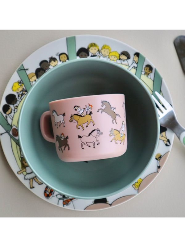 Cup with handle Pippi Longstocking - Pink