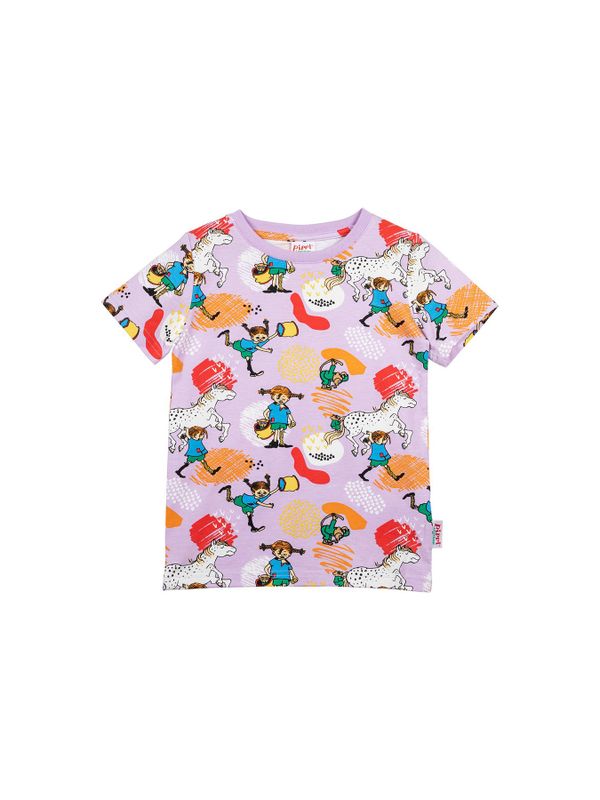 T-Shirt Pippi Langstrumpf - Lila