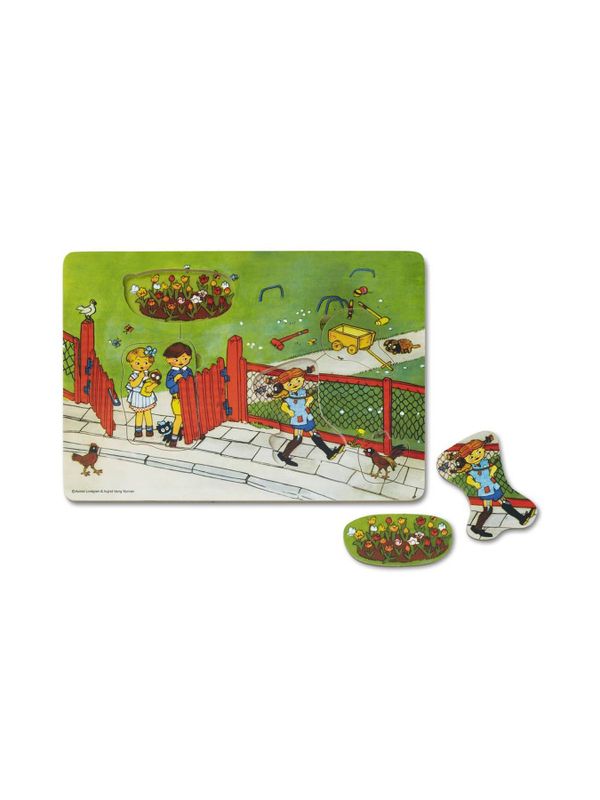 Wooden Puzzle Pippi Longstocking 5 Pieces