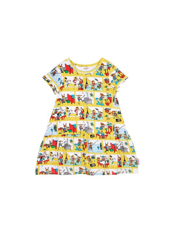 Kleid Pippi Langstrumpf - Gelb