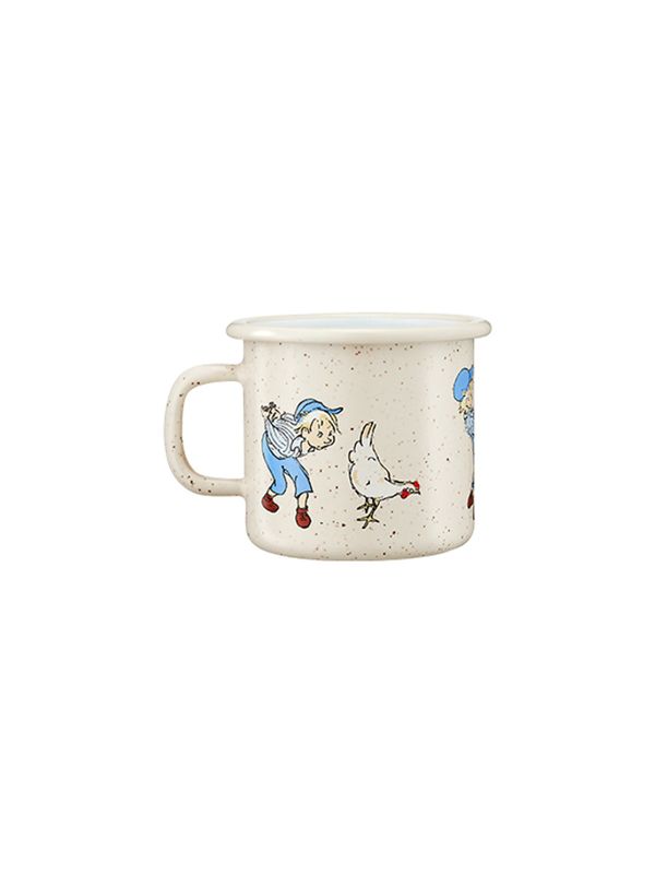 Emil enamel mug Cluck Cluck 2,5dl