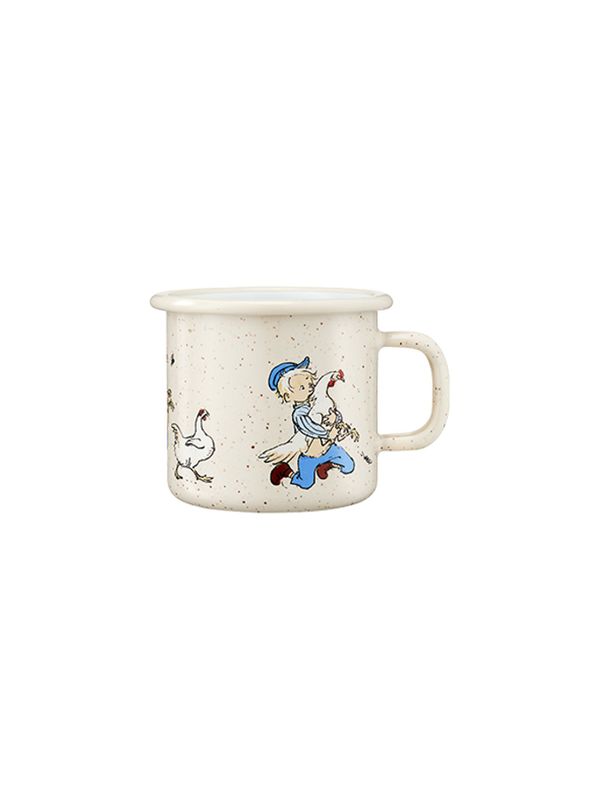 Emil enamel mug Cluck Cluck 2,5dl