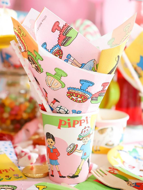 Papermugs Pippi Longstocking 8-pack