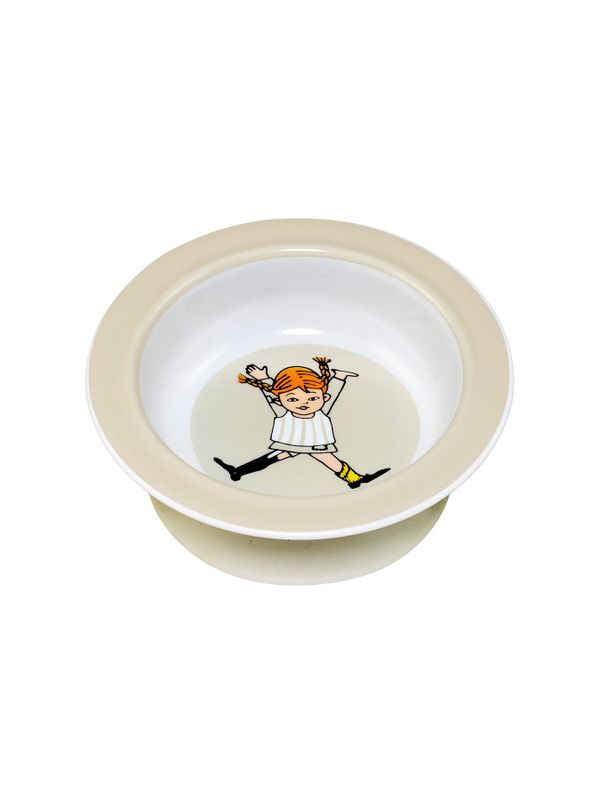 Suction plate for babies - Pippi Longstocking - Beige