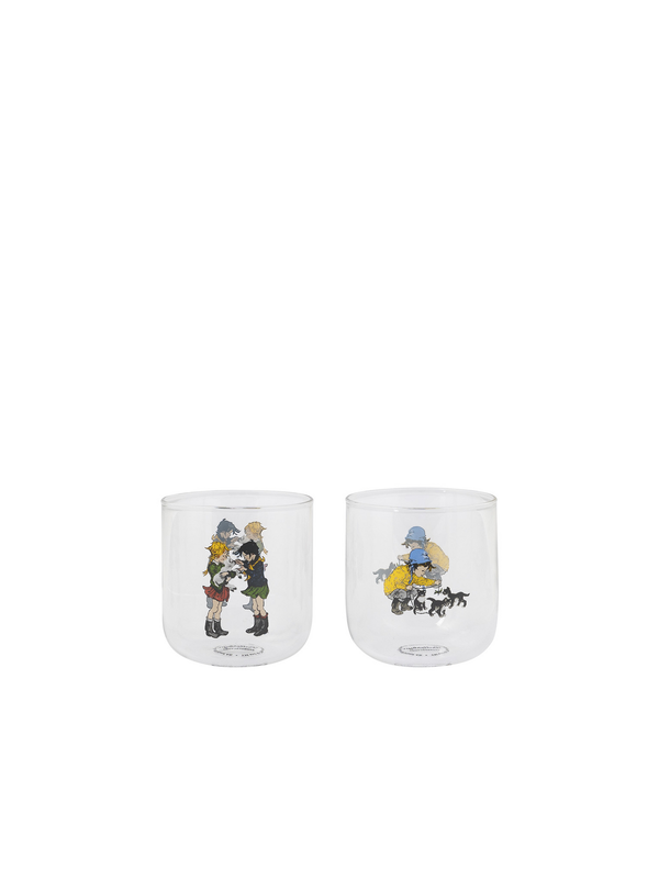 Drinking glasses Children of Noisy Village - set of 2