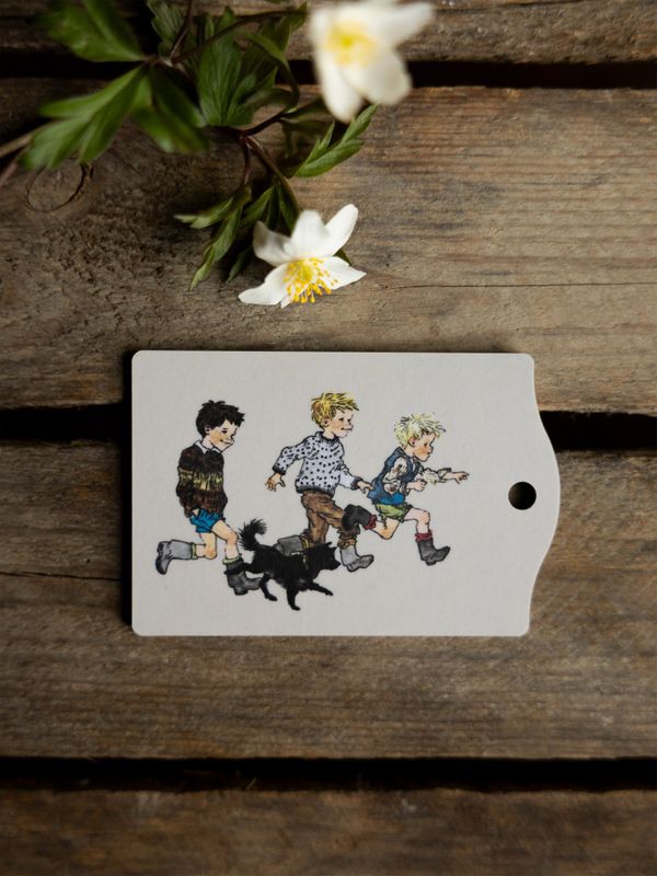 Luggage tag The Children of Noisy Village - Beige