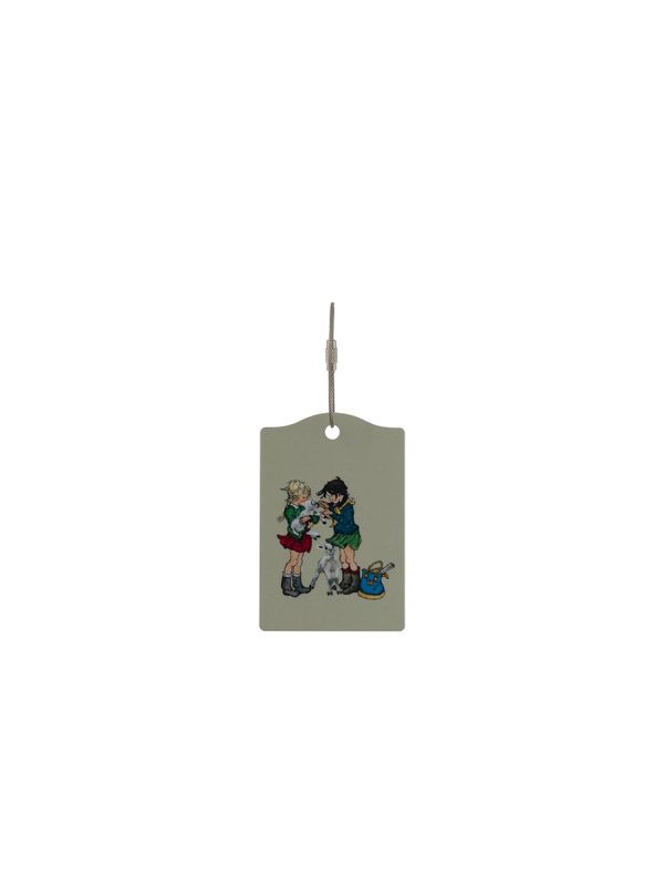 Luggage tag The Children of Noisy Village - Green