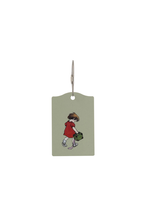 Luggage tag Lotta on Troublemakerstreet - green