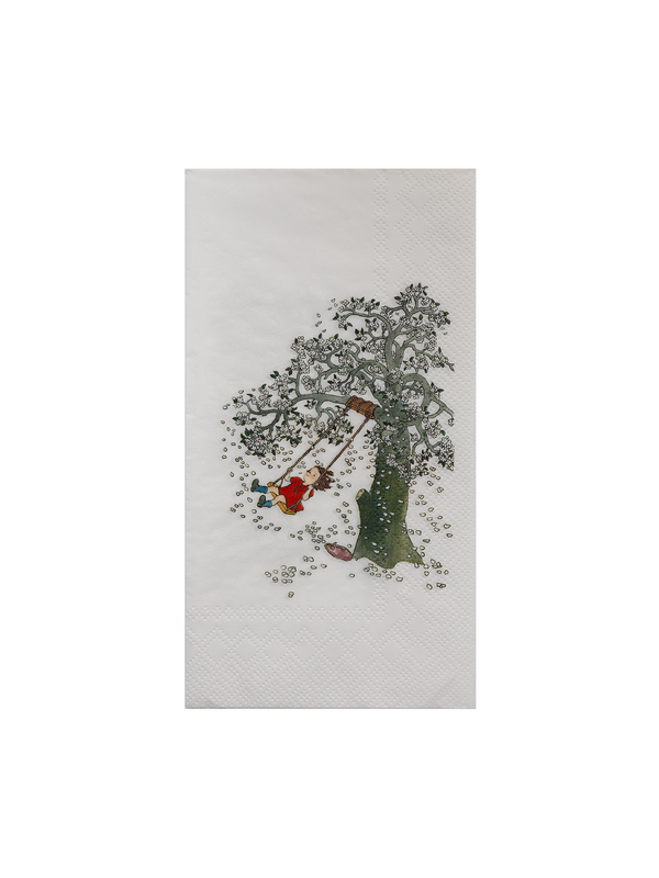 Napkins with Lotta on Troublemaker Street - White