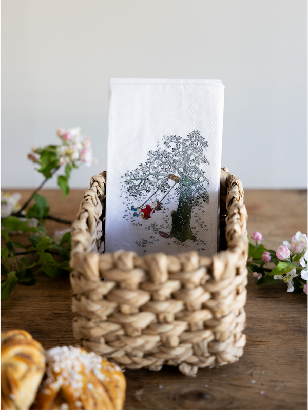 Napkins with Lotta on Troublemaker Street - White