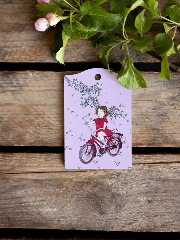 Luggage tag Lotta on Troublemakerstreet - pink
