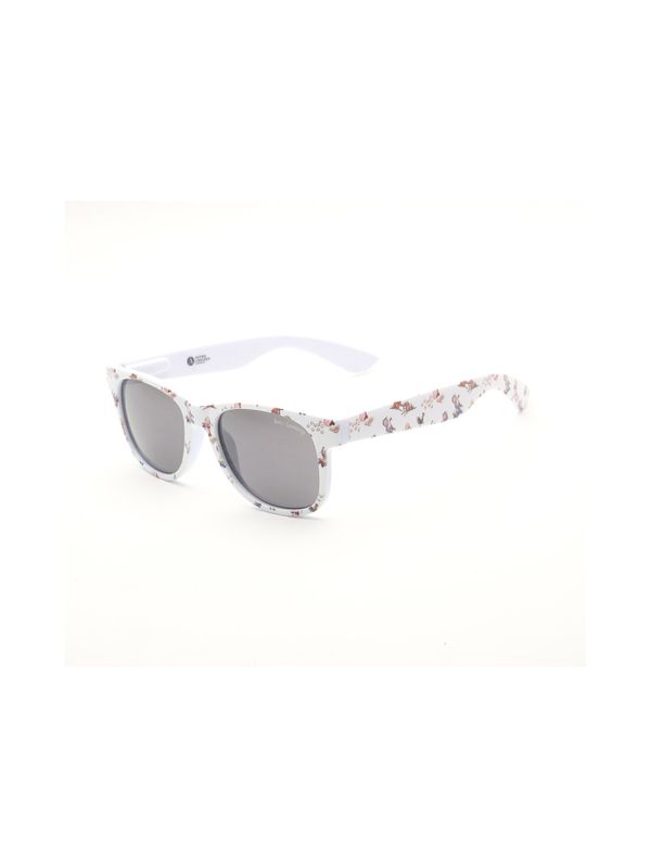 Sunglasses Emil in Lönneberga - White with print