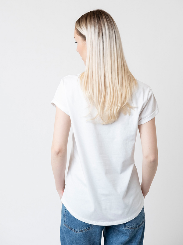 T-shirt Pippi Longstocking - White - German