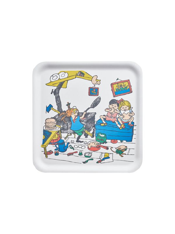 Tray Pippi Longstocking Pancakes 33x33cm