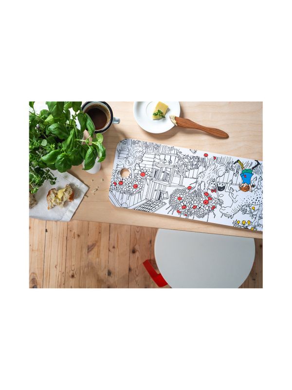 Chop & Serve board Pippi Longstocking - 18x44 cm