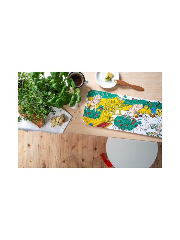 Chop & Serve board Pippi Longstocking - 18x44 cm