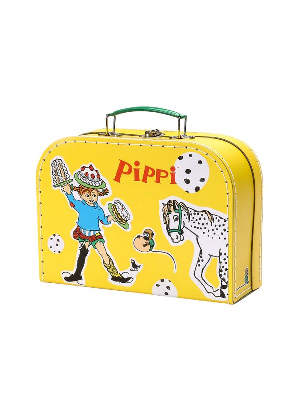 Pippi Langstrumpf Pappkoffer 25 cm - Gelb