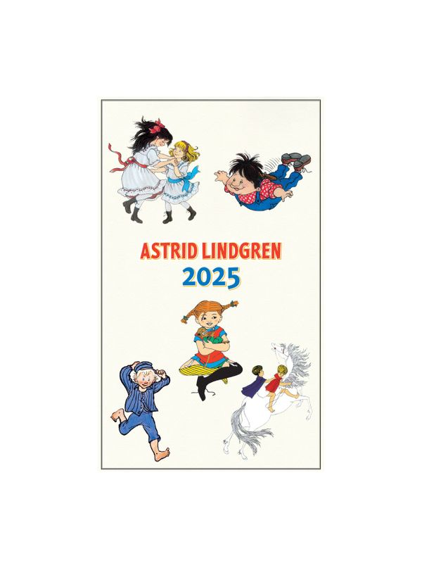 Väggkalender Astrid Lindgren karaktärer 2025