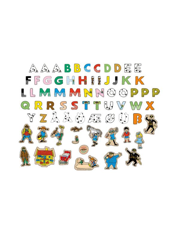 Pippi Longstocking Magnetic Letters & Figures