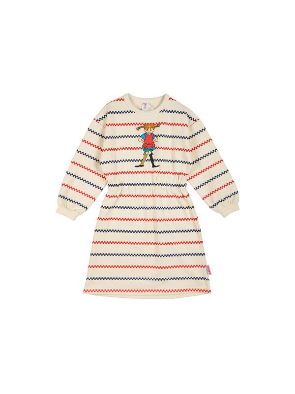 Sweatshirt-Kleid Pippi - Streifen