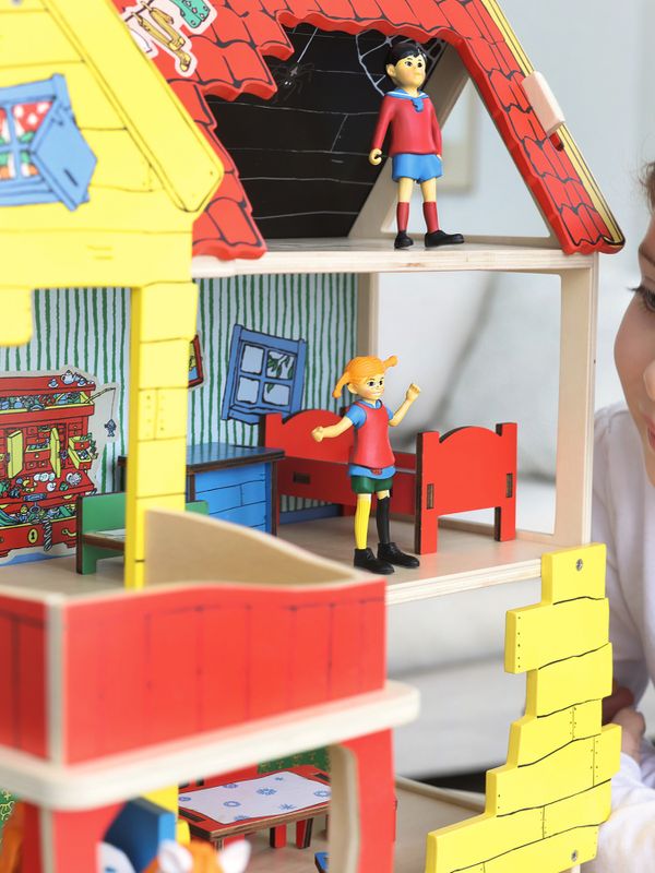 Pippi Puppenhausmöbel Schlafzimmer - Villa Kunterbunt