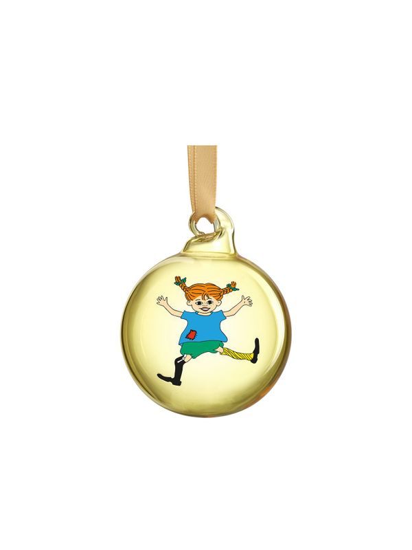Weihnachtskugeln aus Glas Pippi & Michel - 4er Pack