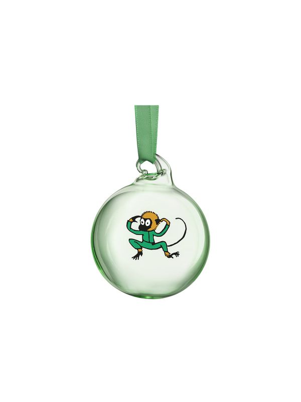 Weihnachtskugeln aus Glas Pippi & Michel - 4er Pack