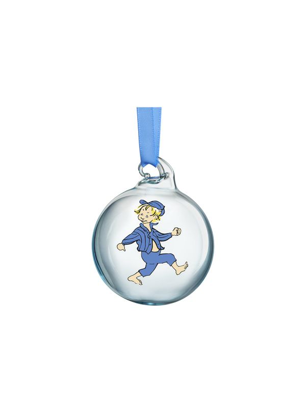Weihnachtskugeln aus Glas Pippi & Michel - 4er Pack