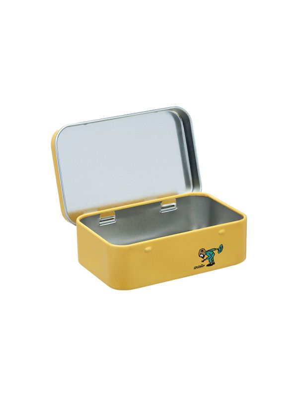 Pippi Longstocking Small Tin container - Yellow