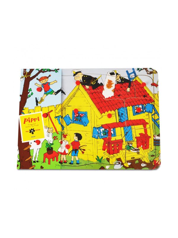 Steck-Puzzle Pippi Langstrumpf, 12 Teile