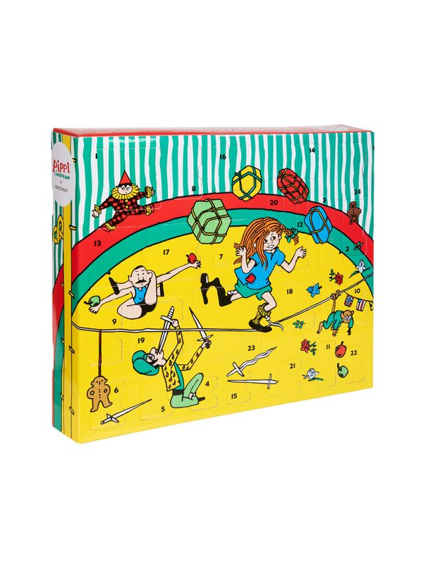 Pippi Longstocking Christmas Calendar with Figurines