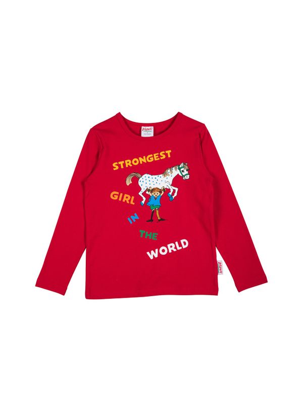 Shirt Pippi Strongest Girl - Rot