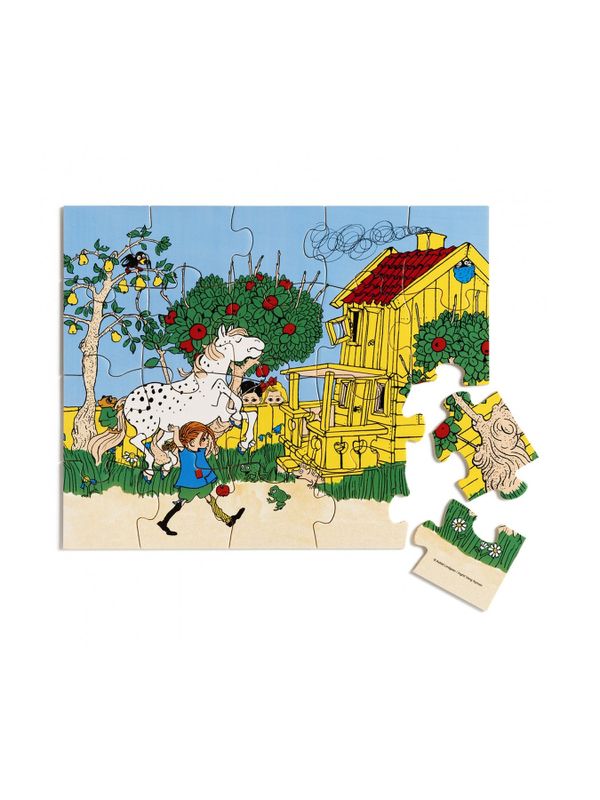 Puzzle Pippi Langstrumpf mit Rahmen, 20 Teile