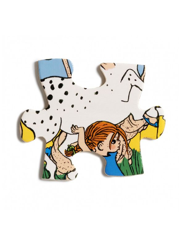 Puzzle Pippi Langstrumpf mit Rahmen, 20 Teile