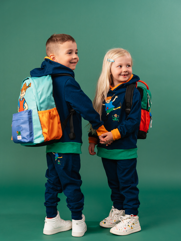 Collegebyxa Pippi Denimblå