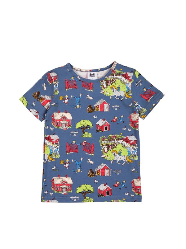 T-shirt Emil in Lönneberga Blue