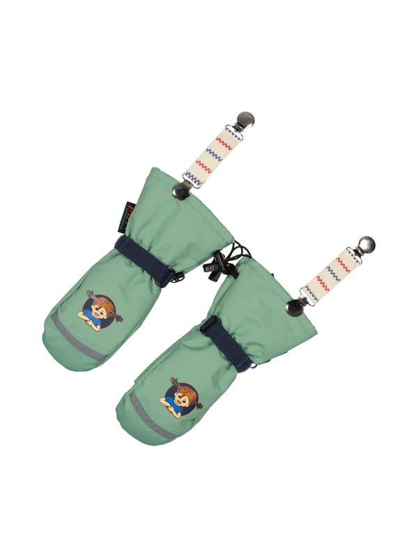 Handschuhclips Pippi Langstrumpf 2er-Set - Rot/Weiß