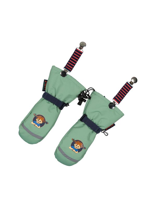 Handschuhclips Pippi Langstrumpf 2er-Set - Rot/Blau